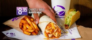 Taco Bell Launches $8.95 Chipotle Melt Burrito Meal 2