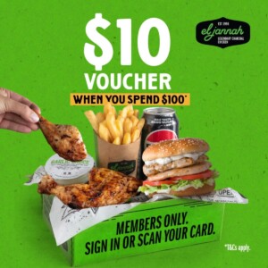 El Jannah Members Score a $10 Voucher When Spending $100 until 1 February 2026 10