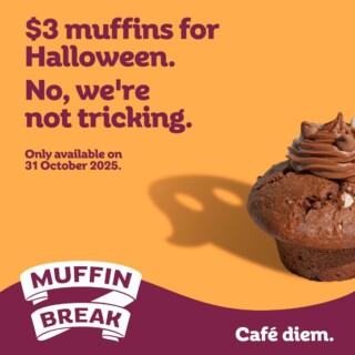 Muffin Break Serves $3 Muffins for Halloween 1