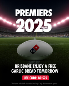 Domino’s Celebrates Bronco's Premiership Win with Free Garlic Bread on October 6 2025 1
