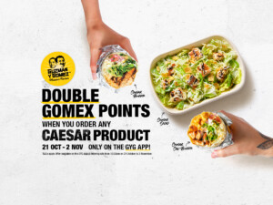 Guzman y Gomez Offers Double GOMEX Points on All Caesar Menu Items 1