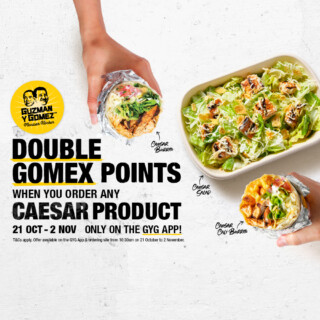 Guzman y Gomez Offers Double GOMEX Points on All Caesar Menu Items 1