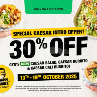 Guzman y Gomez: 30% Off Caesar Menu Items via Uber Eats until 19 October 2025 3