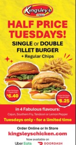 DEAL: Kingsley's Chicken - 9 Pieces of Southern Fry Chicken for $13.95 on Tuesdays (ACT/NSW) 1