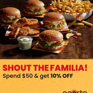 10% Off When You Spend $50 or More in the Oporto App until 22 April 2026 6