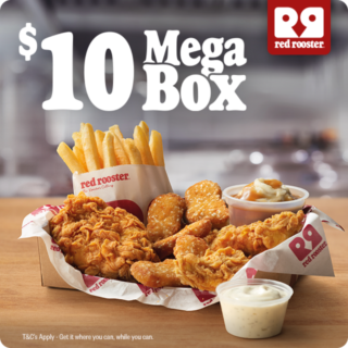 Red Rooster Offers the $10 Mega Box Deal until February 24 2 Red Rooster Offers the $10 Mega Box Deal until February 24 2