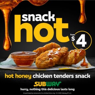 Subway Launches Hot Honey Chicken Tenders Snack from Just $4 6