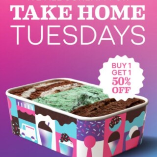 Baskin-Robbins Launches Buy One, Get One 50% Off Take Home Packs on Tuesdays 7 Baskin-Robbins Launches Buy One, Get One 50% Off Take Home Packs on Tuesdays 7