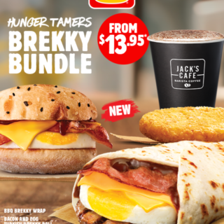 Hungry Jack’s Launches New Brekky Hunger Tamers Bundle from $13.95 1