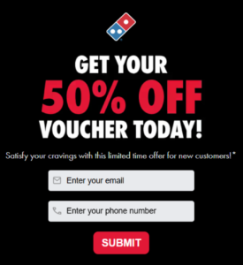 Domino’s Offers 50% Off Traditional & Premium Pizzas for New Customers until 30 November 2025 1