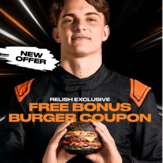 Free Bonus Burger for Relish Members at Grill'd When Oscar Piastri Races 1