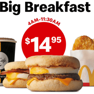 McDonald’s Big Breakfast Deal Now Increased to $14.95 4