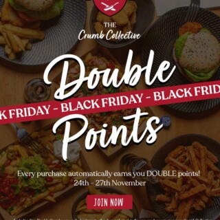 Schnitz Offers Double Crumb Collective Points for Black Friday until 27 November 2