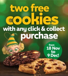 Subway Offers Two Free Cookies with Any Click & Collect Purchase for New Subcard Members 1