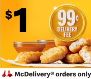 McDonald’s $1 10 Chicken McNuggets with $45+ McDelivery Orders Until April 19 2026 5