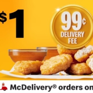 McDonald’s $1 10 Chicken McNuggets with $45+ McDelivery Orders Until April 19 2026 4