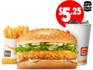 Hungry Jack’s Offers $5.25 Chicken Royale Small Value Meal on the App 29 Hungry Jack’s Offers $5.25 Chicken Royale Small Value Meal on the App 1