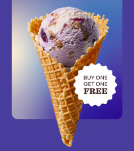 Baskin-Robbins Serves Up a BOGO Treat with Blueberry Crumble for December 4