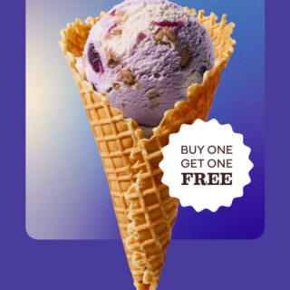 Baskin-Robbins Serves Up a BOGO Treat with Blueberry Crumble for December 6 Baskin-Robbins Serves Up a BOGO Treat with Blueberry Crumble for December 6