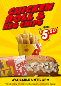 Chicken Treat Brings Back $5.50 Chicken Roll & Chips Lunchtime Deal until 13 January 2026 4