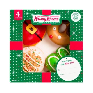 Krispy Kreme Christmas 4-Pack $10 Deal at 7-Eleven from 5-7 December 3