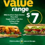 Subway Launches New $7 Six-Inch Value Range in Australia