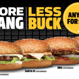 Carl's Jr 2 Cheeseburgers for $5: Ranch, Santa Fe, BBQ & Original 9 Carl's Jr 2 Cheeseburgers for $5: Ranch, Santa Fe, BBQ & Original 9