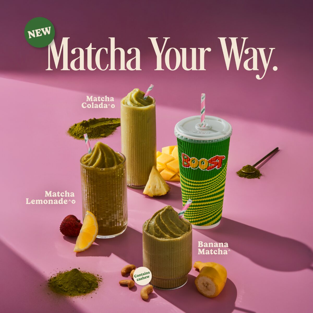 Boost Launches New Matcha Range with Custom Strength Options 1