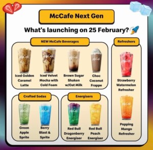 McDonald’s Launches 11 New McCafé Drinks from 25 February 1 McDonald’s Launches 11 New McCafé Drinks from 25 February 1