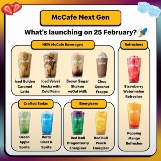 McDonald’s Launches 11 New McCafé Drinks from 25 February 3 McDonald’s Launches 11 New McCafé Drinks from 25 February 3