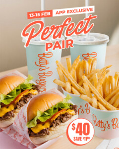 Betty’s Burgers Launches $40 Perfect Pair Valentine’s Weekend Offer for Members 7