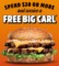 Carl’s Jr. Free Big Carl with $30 Spend via MyCarl’s App 1