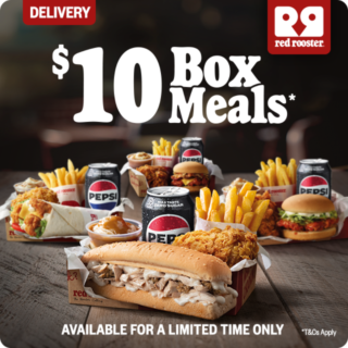 Red Rooster $10 Boxed Meals Delivery Deal until 15 February 2026 7