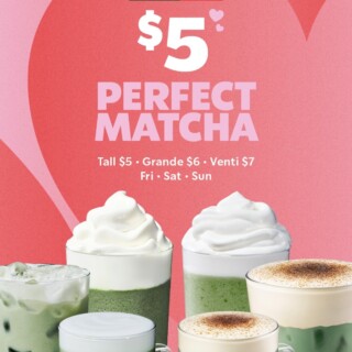 Starbucks $5 Matcha Drinks for Rewards Members until February 15 5 Starbucks $5 Matcha Drinks for Rewards Members until February 15 4