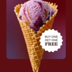 Baskin-Robbins Buy One Get One Free: Blackberry Caramel Flavour of the Month