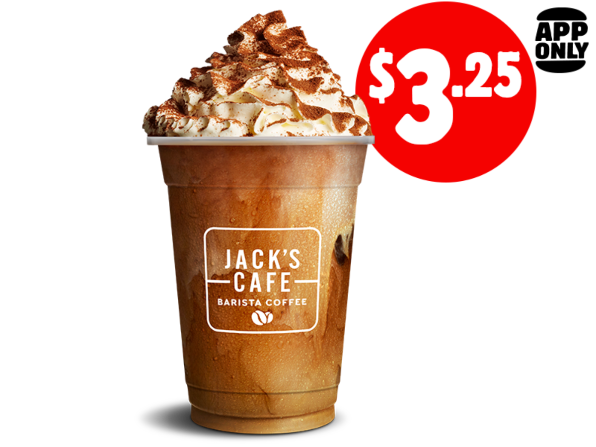 Hungry Jack’s $3.25 Medium Iced Coffee Deal Available via the App 7