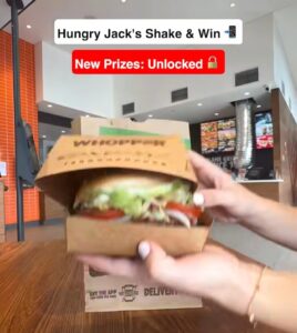 Hungry Jack’s Shake & Win Adds New Prizes to the App Including Freebies