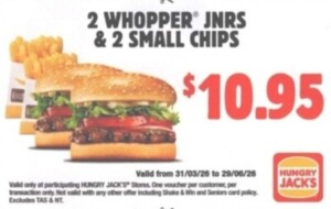 Hungry Jacks Vouchers / Coupons / Deals ([month] [year]) 23