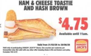Hungry Jacks Vouchers / Coupons / Deals ([month] [year]) 14