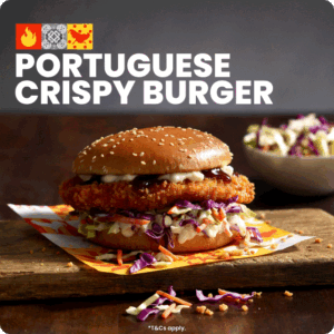 Oporto Launches Portuguese Crispy Burger for a Limited Time