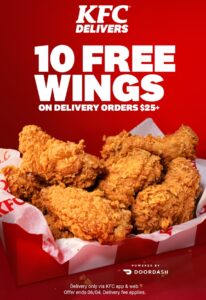KFC Offers 10 Free Wicked Wings on Delivery Orders until 6 April 2026 21 KFC Offers 10 Free Wicked Wings on Delivery Orders until 6 April 2026 1