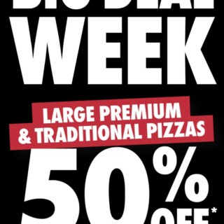 Domino’s Offers 50% Off Traditional and Premium Pizzas until April 19 10