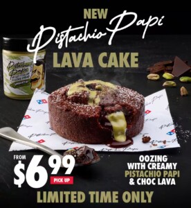 Domino’s Introduces Pistachio Papi Lava Cake From $6.99 Pickup