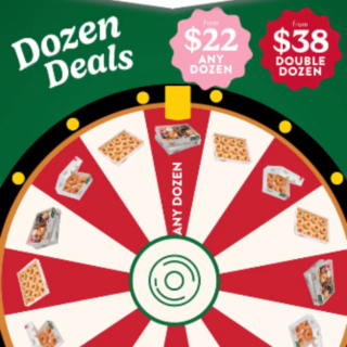 Krispy Kreme: $22 Dozens and $38 Double Dozens on 15 April 2026 5