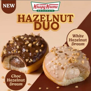 Krispy Kreme Launches New Hazelnut Duo Doughnuts 1