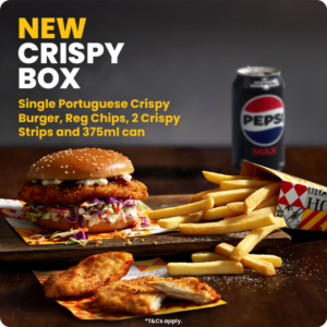 Oporto Launches Crispy Box Featuring Portuguese Crispy Burger