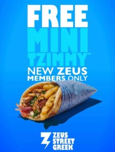 Zeus Street Greek App: Free Mini Tzimmy Pita on Sign-Up 3