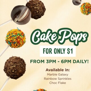 The Cheesecake Shop Launches New $1 Cake Pops Afternoon Deal 1