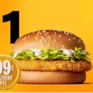 McDonald’s Offers $1 McChicken with $45+ McDelivery Orders Until May 24 6