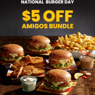Oporto Offers $5 Off Amigos Bundle for National Burger Day 6